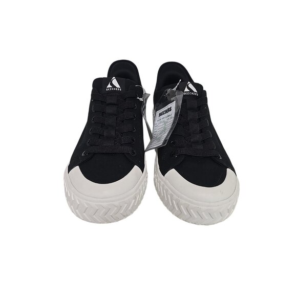 Skechers Men's 183132 Slip-Ins Canvas Casual Athletic Shoe Black White Size 12M - Picture 5 of 7